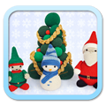 Christmas Scene Noel - Amigurumi Crochet - FROGandTOAD Créations